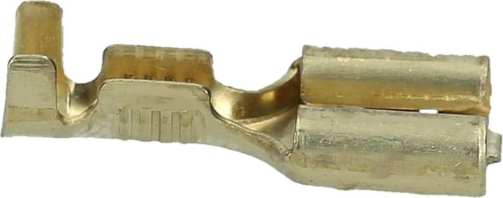 Actual product image Kalitec 100 Stück Cembre Flachsteckhülse 6,3 x 0,8 I 0,5-1mm² unisoliert I Industriequalität vom deutschen H