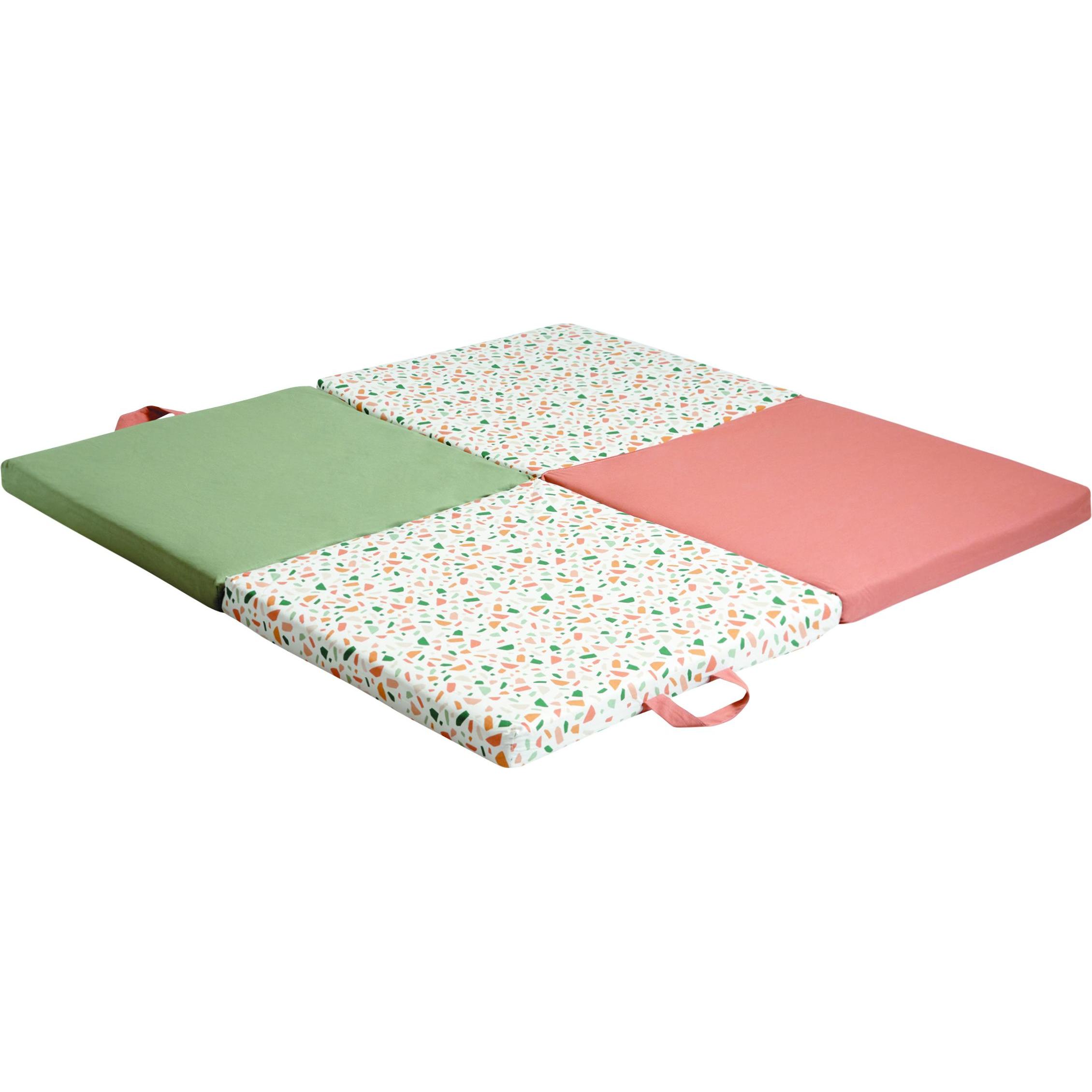 Candide Arancia/Verde/Multicolore Palestrina + Copertina Gioco, Tappeto Da Gioco