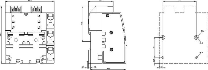 Produktbild Siemens S00 and S0 3-Phase Busbar