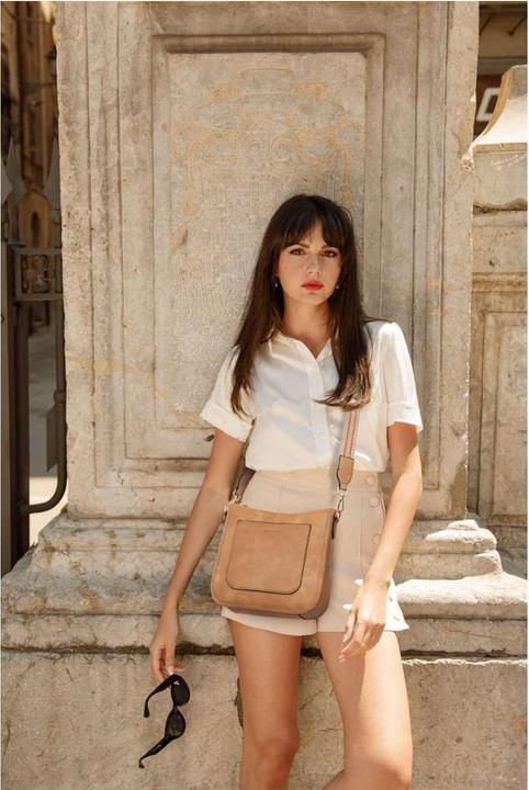 Produktbild Only-Bags.Store Umhängetasche aus PU-Leder Umhängetasche Crossbody Bags mit verstellbarem farbigem Riemen