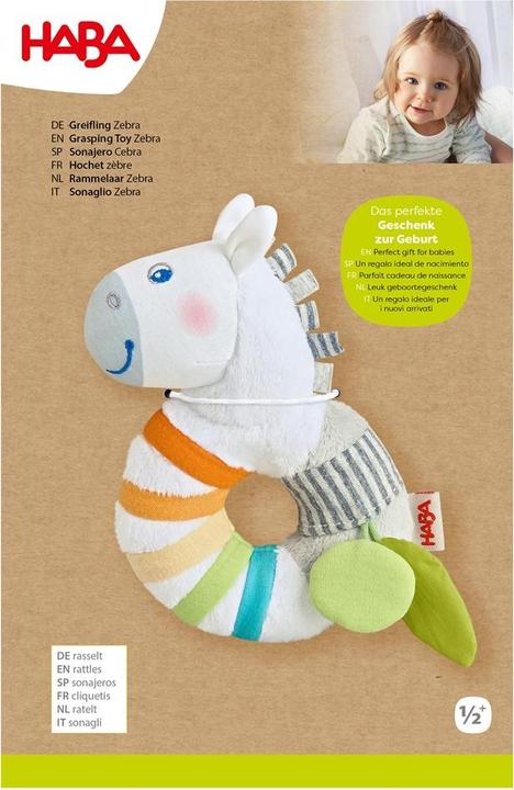Produktbild Haba Greifling Zebra