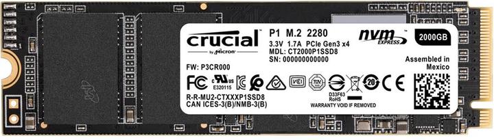 Crucial P1 (2000 GB, M.2 2280)