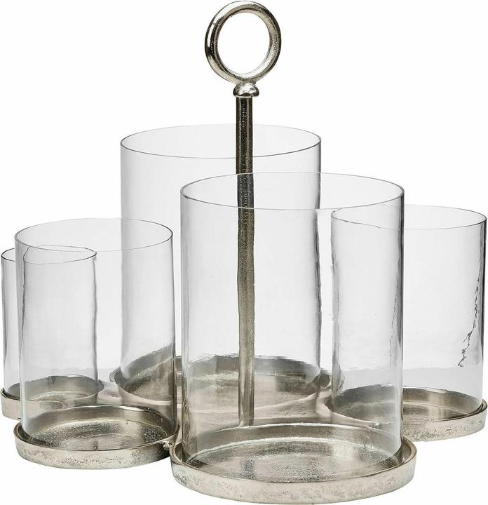 Loberon Windlicht Gjaloran silber/klar (1x)