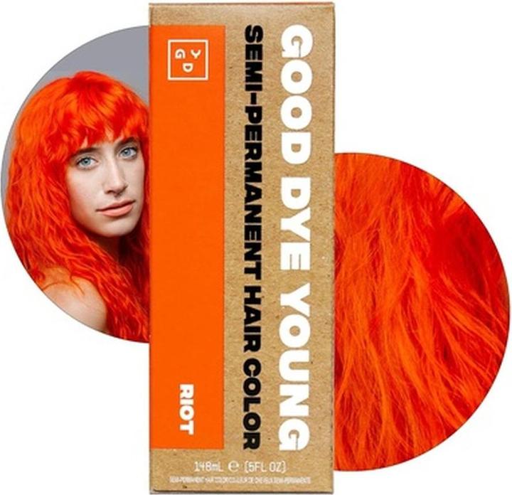 Good Dye Young Semi-Permanente vegane und grausamkeitsfreie orangefarbene Haarfarbe