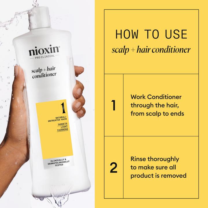 Image du produit Nioxin Scalp + Hair System 1 Conditioner (1000 ml)