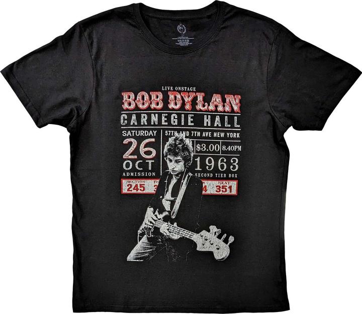 Immagine prodotto BOB Maglietta da adulto in cotone Carnegie Hall '63 (L)