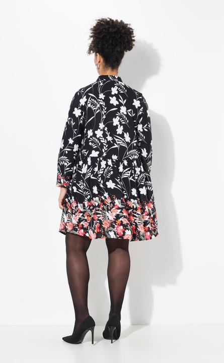 Produktbild Miamoda Bluse, A-Linie, Volant mit Blütenmuster (50)
