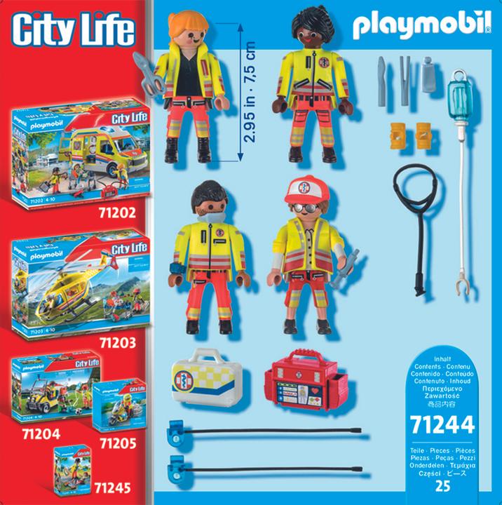 Actual product image Playmobil 71244 Rescue team (71244, Playmobil City Life)