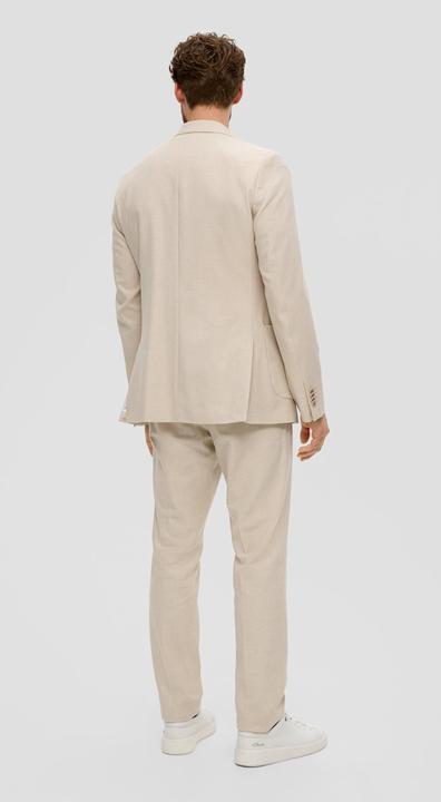 Immagine prodotto S.Oliver Indoor-Sakko s.O PURE: Doppelreihiges Sakko im Leinen-Look (52)