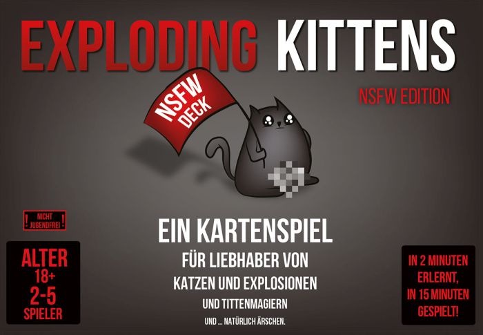 Image du produit Asmodée Exploding Kittens NSFW Edition (Allemand)