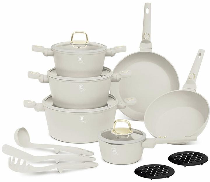 Actual product image BerlingerHaus Sahara Collection (28 cm, Pot, Saucepan, Casserole + Stewpot, Aluminium)