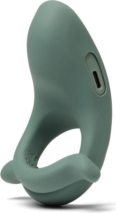 Actual product image Dame - Hug Adjustable Cock Ring - Steel Grey (4 cm)