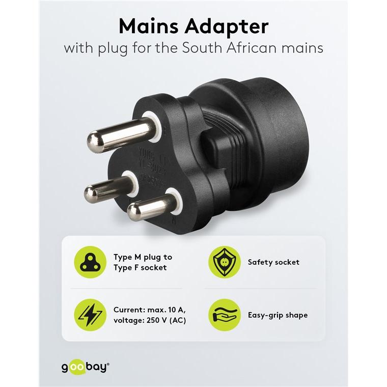 Thumbnail - Goobay, Reiseadapter, Netzadapter