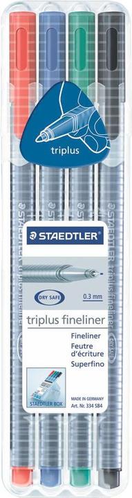 Produktbild Staedtler Fineliner triplus 334 (Mehrfarbig, 1 x)