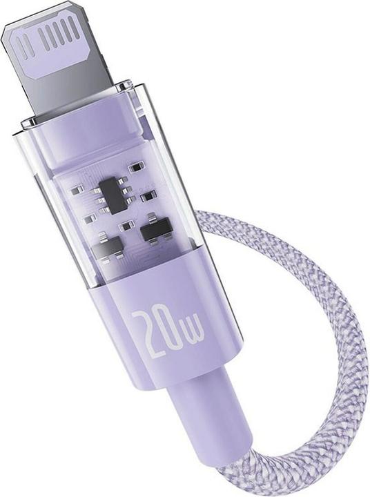 Produktbild Baseus Gem USB-C zu iP Schnellladekabel 1 m 20 W Lila (1 m, 20 W)