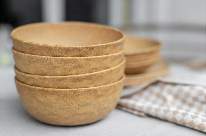 Immagine prodotto Koziol Ciotola Club 700 ml, 4 pezzi, Beige (16.20 cm, 0.70 l, 4 x)