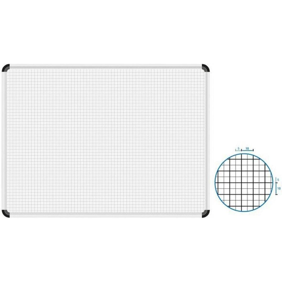 Ultradex, Präsentationstafel, Magnettafel Raster 5x5/10x10mm 970x700mm 66 Planungszeilen
