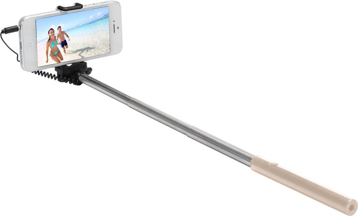 Ultron selfie hot shot kupfer Selfie-Stick mit Ausloeser im Griff