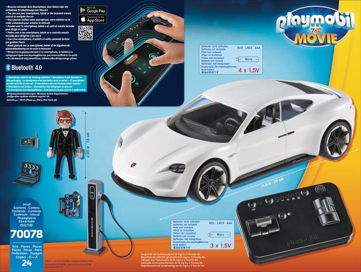 Actual product image Playmobil Rex Dasher's Porsche Mission E (70078)