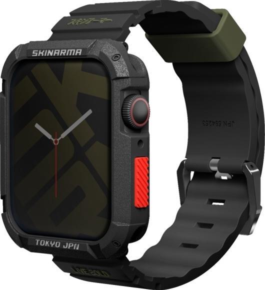Produktbild Skinarma Band Shokku Apple Watch 45/44/42mm black (Kunststoff, Silikon)