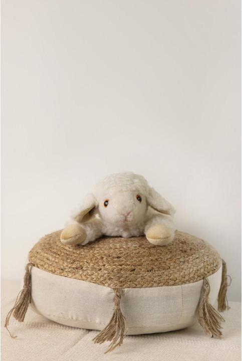 Immagine prodotto Zewi Pecora di lana vergine sdraiata con cuscino di ciliegio