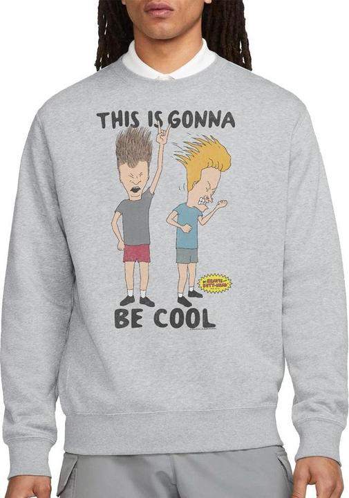 Actual product image Beavis and Butthead Unisex Adult Gonna Be Cool Sweatshirt (L)