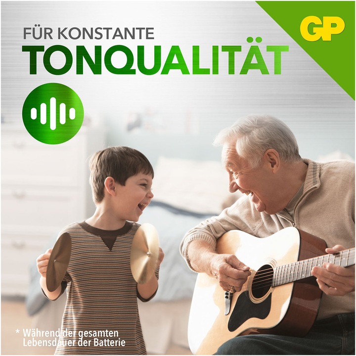 Produktbild GP Batteries GP Knopfzelle ZA10, 1.4V, 6 Stk. (6 Stk., PR70, 90 mAh)