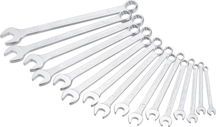 Produktbild HAZET Ring-Maulschlüssel Satz 600SPC/16 ∙ Aussen Doppel-Sechskant-Tractionsprofil ∙ 7 - 24 ∙ Anzahl … (7 mm, 8 mm, 9 mm, 10 mm, 11 mm, 12 mm, 13 mm, 14 mm, 15 mm)