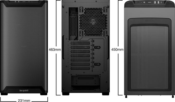 Produktbild be quiet! Pure Base 501 (mATX, ATX, Mini-ITX)