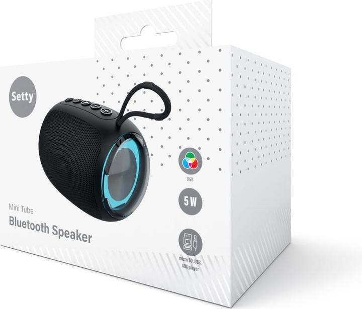 Actual product image Setty speaker mini tube RGB GB-800 black (6 h)