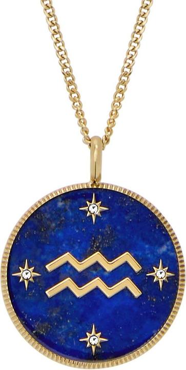Fossil - Gold-plated necklace Aquarius Written in the Stars JF04849710 (Edelstahl)