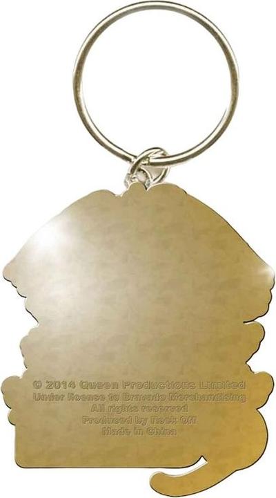 Actual product image Queen Crest Enamel Keyring