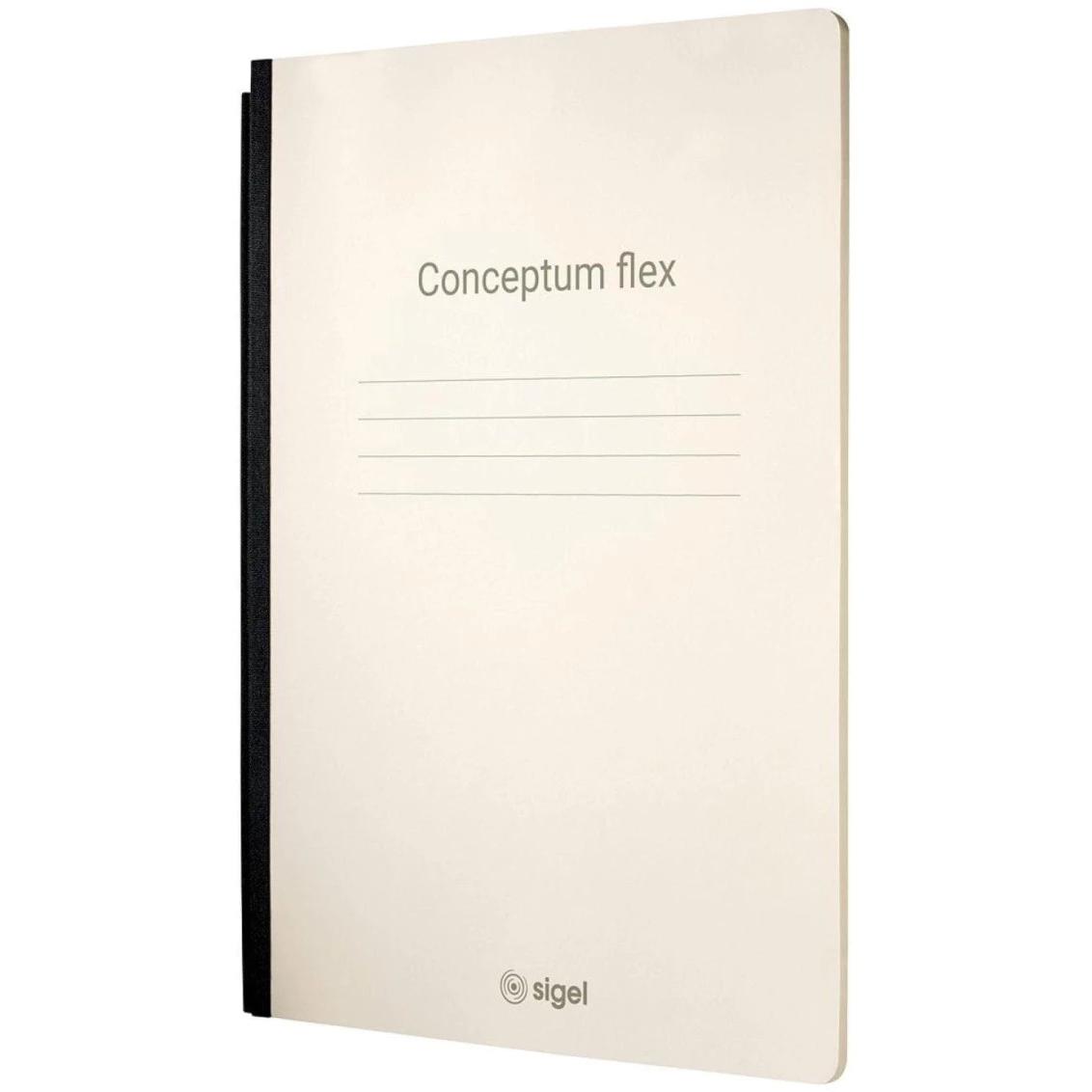 Thumbnail - Sigel, Heft + Block, Notizheft Conceptum flex A5, Liniert, Hellbraun (A5, Liniert, Weicher Einband)
