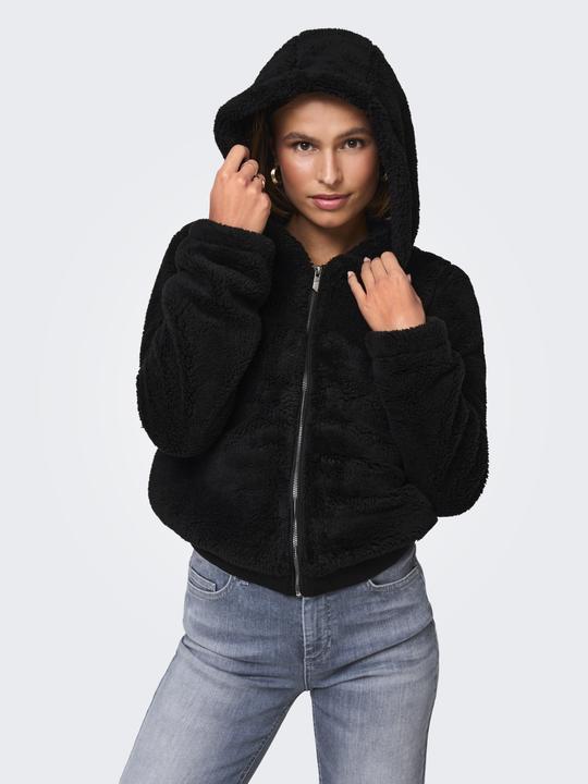 Actual product image Only Hooded jacket Teddy fur jacket (L)