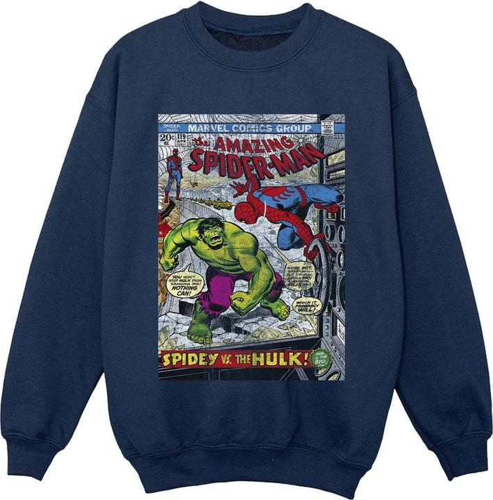 Produktbild SpiderMan VS Hulk Cover Sweatshirt Jungen (140, 146)