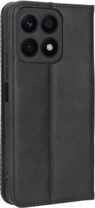 Actual product image Cover-Discount Honor X8a - Vintage Flip Case Cover black (Honor X8a)
