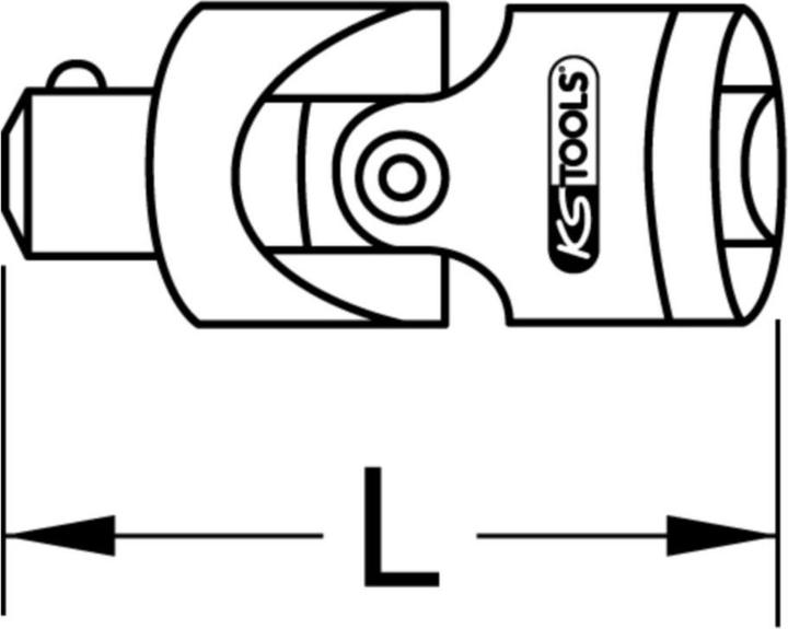 Actual product image KS Tools TITANplus universal joint