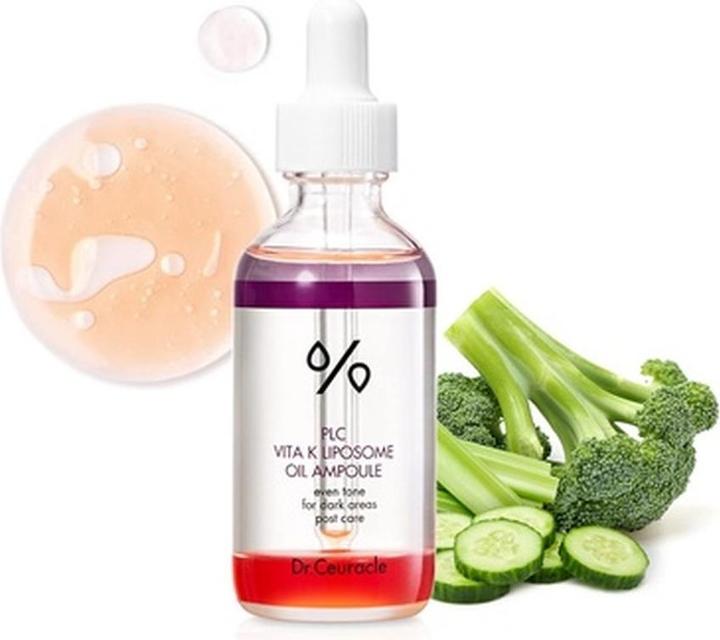 Image du produit Leegeehaam PLC Vitamine K Liposome Oil Ampoule Special Care for Toning, Glowing, Hydration, Brightening (50 ml)
