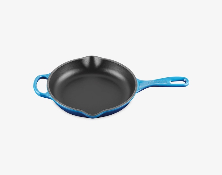 Produktbild Le Creuset Brat-U.Servierpfanne Sig 20 cm Azure (20 cm, Bratpfanne, Gusseisen, Emaille)