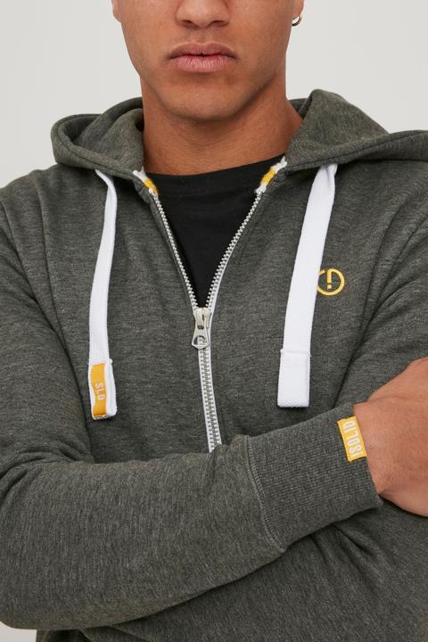 Actual product image Solid BennZip Men's Hooded Jacket Zip (M)
