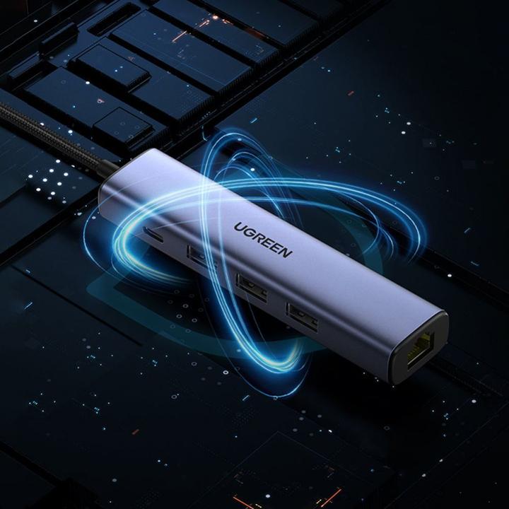 Actual product image Ugreen 5in1 Adapter (USB-A, 5 Ports)