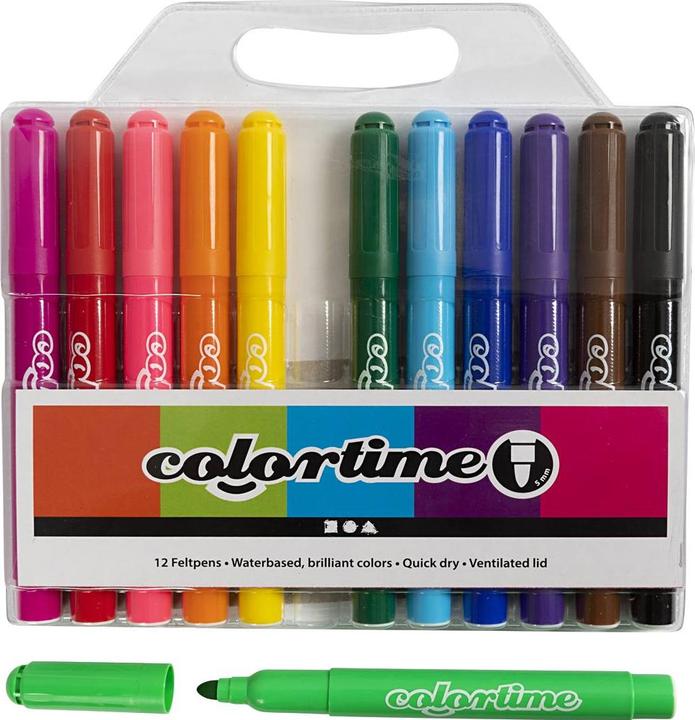 Actual product image Creativ Company Dikke pens, 12st. (12x)