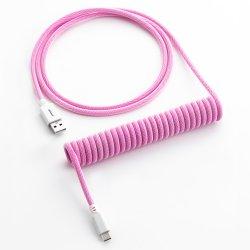 Image du produit CableMod Câble classique pour clavier USB-C vers USB type A, crème fraise (1.50 m, USB 2.0)