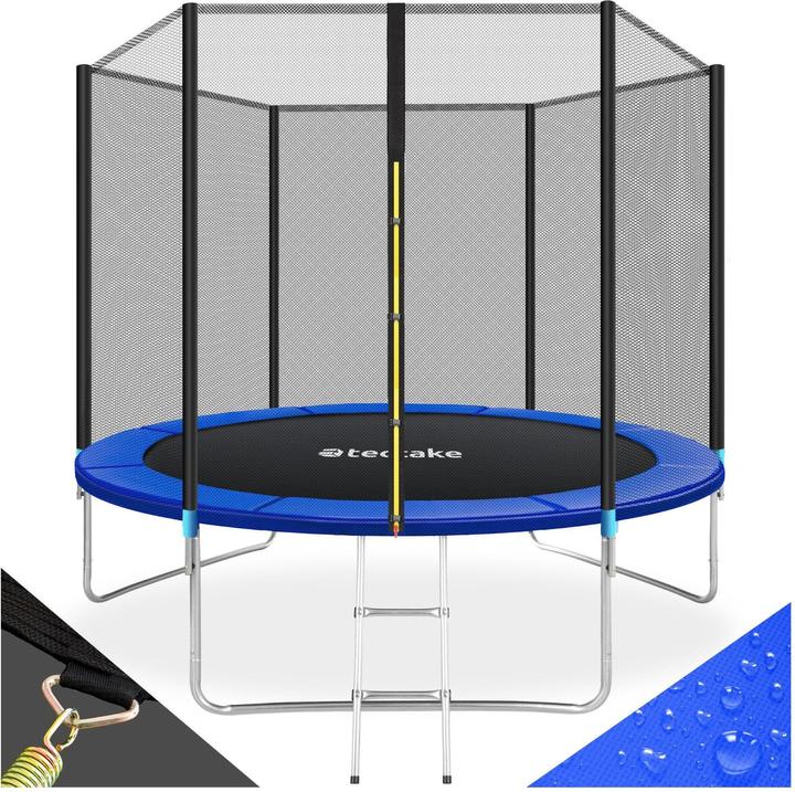 tectake Trampolin mit Sicherheitsnetz (366 cm)