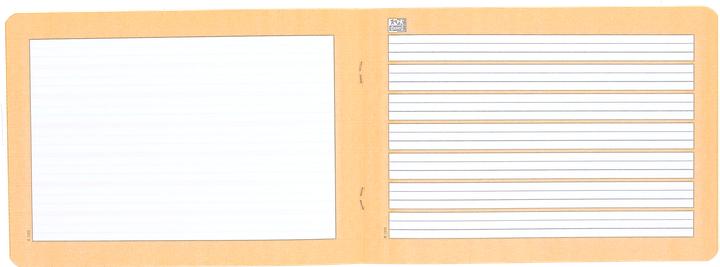 Image du produit Oxford Cahier d'histoires, A5 horizontal (A5, À rayures, Couverture souple)