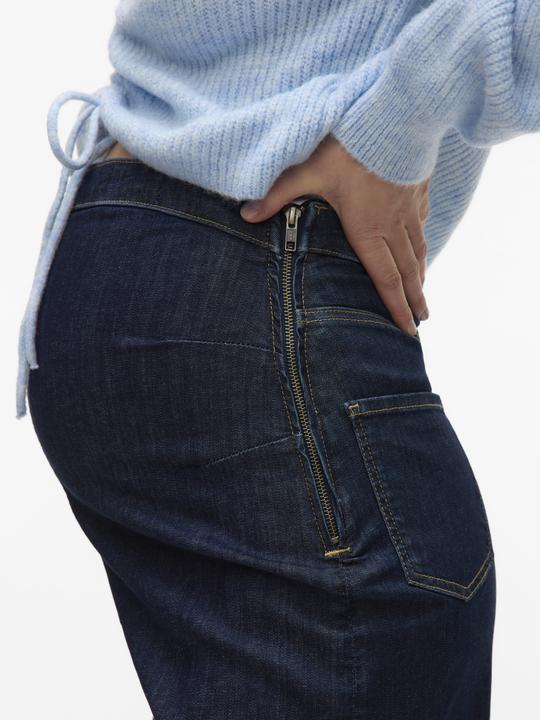 Actual product image Mamalicious High waist short skirt denim skirt (XXL)