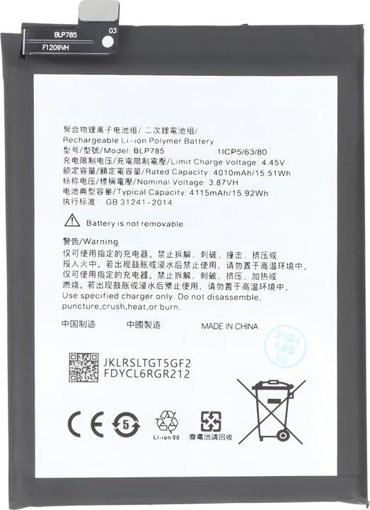 Actual product image Avizar Akku OnePlus Nord 5G 4115mAh Ersatz