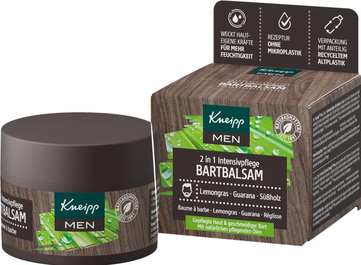Produktbild Kneipp Men 2 in 1 Intensivpflege Bartbalsam (50 ml)