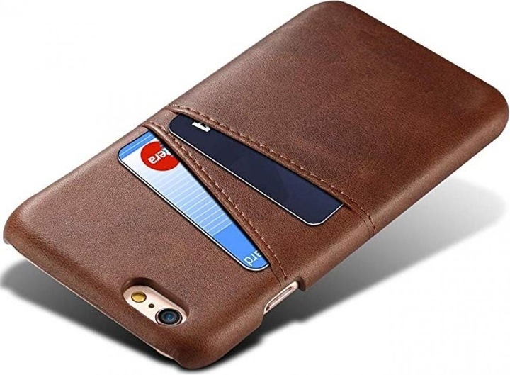 Produktbild Screenguard Apple iPhone 6/6S CardCaddy Leder Backcase mit Kartenfächern (Apple iPhone 6)