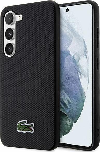 Produktbild Lacoste LCHCS23SPVCK S23 S911 czarny/black hardcase Iconic Petit Pique (Samsung Galaxy S23)